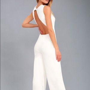 Lulu’s White Jumpsuit - Refine and Poise